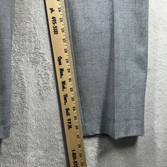 Talbots Cambridge Plaid Career Dress Pants Womens 14P Straight Leg Acedamia - Picture 3 of 7